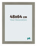 Mura MDF Photo Frame 48x64cm Anthracite Front Size | Yourdecoration.com