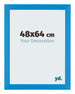 Mura MDF Photo Frame 48x64cm Bright Blue Front Size | Yourdecoration.com