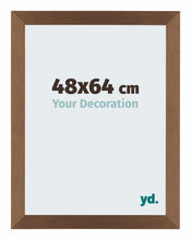 Mura MDF Photo Frame 48x64cm Copper Design Front Size | Yourdecoration.com