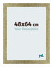 Mura MDF Photo Frame 48x64cm Gold Antique Front Size | Yourdecoration.com