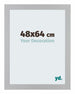 Mura MDF Photo Frame 48x64cm Gray Front Size | Yourdecoration.com