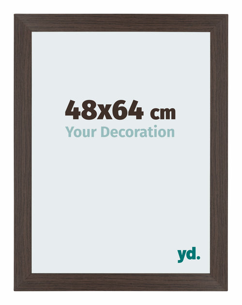 Mura MDF Photo Frame 48x64cm Oak Dark Front Size | Yourdecoration.com