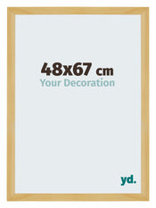 Mura MDF Photo Frame 48x67cm Pine Design Front Size | Yourdecoration.com