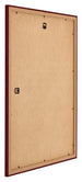 Mura MDF Photo Frame 48x67cm Wine Red Swept Back Oblique | Yourdecoration.com