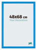 Mura MDF Photo Frame 48x68cm Bright Blue Front Size | Yourdecoration.com