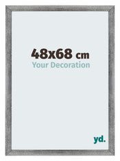 Mura MDF Photo Frame 48x68cm Gray Wiped Front Size | Yourdecoration.com