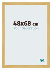 Mura MDF Photo Frame 48x68cm Pine Design Front Size | Yourdecoration.com