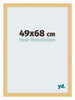 Mura MDF Photo Frame 49x68cm Beech Design Front Size | Yourdecoration.com