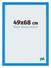 Mura MDF Photo Frame 49x68cm Bright Blue Front Size | Yourdecoration.com