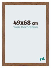 Mura MDF Photo Frame 49x68cm Oak Rustic Front Size | Yourdecoration.com