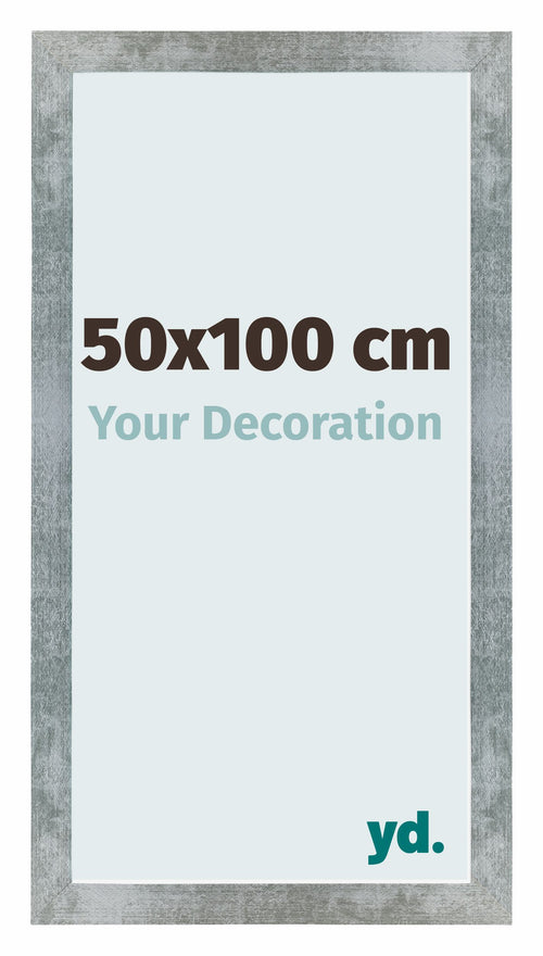 Mura MDF Photo Frame 50x100cm Iron Swept Front Size | Yourdecoration.com