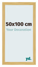 Mura MDF Photo Frame 50x100cm Pine Design Front Size | Yourdecoration.com