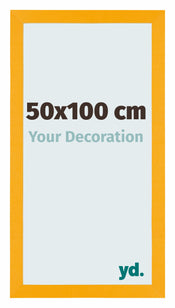 Mura MDF Photo Frame 50x100cm Yellow Front Size | Yourdecoration.com