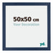 Mura MDF Photo Frame 50x50cm Dark Blue Swept Front Size | Yourdecoration.com