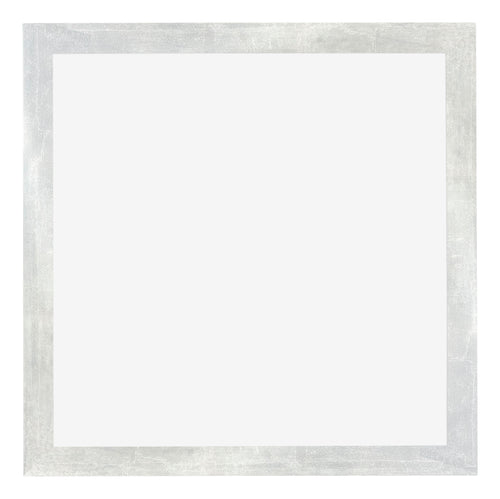 Mura MDF Photo Frame 50x50cm Silver Glossy Vintage Front | Yourdecoration.com