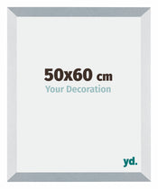 Mura MDF Photo Frame 50x60cm Aluminum Brushed Front Size | Yourdecoration.com