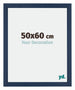 Mura MDF Photo Frame 50x60cm Dark Blue Swept Front Size | Yourdecoration.com