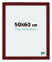 Mura MDF Photo Frame 50x60cm Winered Wiped Front Size | Yourdecoration.com