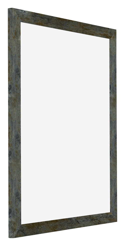 Mura MDF Photo Frame 50x65cm Blue Gold Melange Front Oblique | Yourdecoration.com