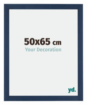 Mura MDF Photo Frame 50x65cm Dark Blue Swept Front Size | Yourdecoration.com