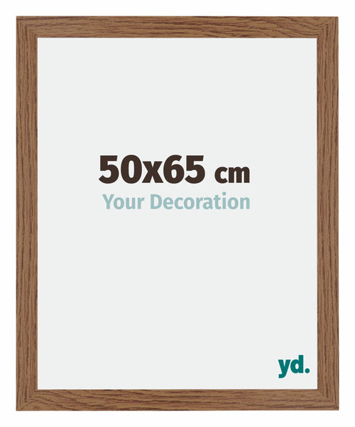 Mura MDF Photo Frame 50x65cm Oak Rustic Front Size | Yourdecoration.com