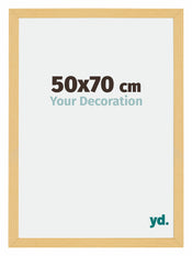 Mura MDF Photo Frame 50x70cm Beech Design Front Size | Yourdecoration.com