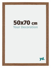 Mura MDF Photo Frame 50x70cm Oak Rustic Front Size | Yourdecoration.com