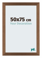 Mura MDF Photo Frame 50x75cm Copper Design Front Size | Yourdecoration.com