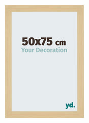 Mura MDF Photo Frame 50x75cm Maple Decor Front Size | Yourdecoration.com