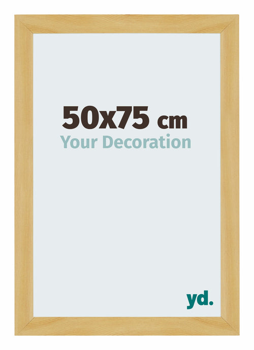 Mura MDF Photo Frame 50x75cm Pine Design Front Size | Yourdecoration.com