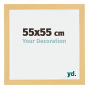 Mura MDF Photo Frame 55x55cm Beech Design Front Size | Yourdecoration.com