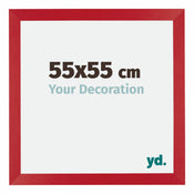 Mura MDF Photo Frame 55x55cm Red Front Size | Yourdecoration.com