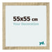 Mura MDF Photo Frame 55x55cm Sonoma Oak Front Size | Yourdecoration.com