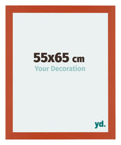 Mura MDF Photo Frame 55x65cm Orange Front Size | Yourdecoration.com