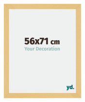 Mura MDF Photo Frame 56x71cm Beech Design Front Size | Yourdecoration.com