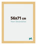 Mura MDF Photo Frame 56x71cm Beech Design Front Size | Yourdecoration.com