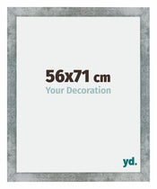 Mura MDF Photo Frame 56x71cm Iron Swept Front Size | Yourdecoration.com