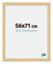 Mura MDF Photo Frame 56x71cm Maple Decor Front Size | Yourdecoration.com