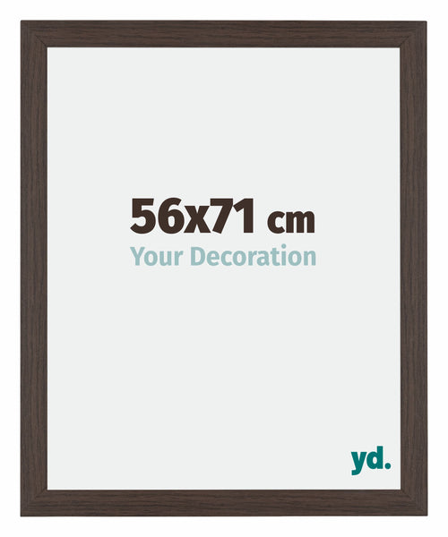 Mura MDF Photo Frame 56x71cm Oak Dark Front Size | Yourdecoration.com