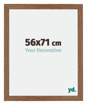 Mura MDF Photo Frame 56x71cm Oak Rustic Front Size | Yourdecoration.com