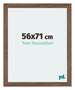 Mura MDF Photo Frame 56x71cm Walnut Dark Front Size | Yourdecoration.com