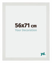 Mura MDF Photo Frame 56x71cm White Matte Front Size | Yourdecoration.com