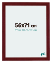 Mura MDF Photo Frame 56x71cm Winered Wiped Front Size | Yourdecoration.com