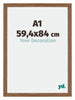 Mura MDF Photo Frame 59 4x84cm A1 Oak Rustic Front Size | Yourdecoration.com