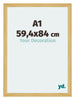 Mura MDF Photo Frame 59 4x84cm A1 Pine Design Front Size | Yourdecoration.com