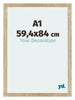 Mura MDF Photo Frame 59 4x84cm A1 Sonoma Oak Front Size | Yourdecoration.com