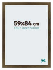 Mura MDF Photo Frame 59x84cm Bronze Design Front Size | Yourdecoration.com