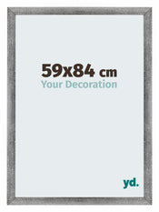 Mura MDF Photo Frame 59x84cm Gray Swept Front Size | Yourdecoration.com