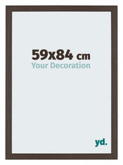 Mura MDF Photo Frame 59x84cm Oak Dark Front Size | Yourdecoration.com