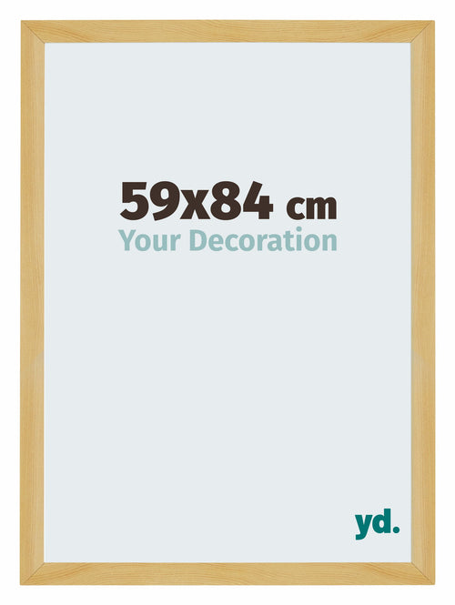 Mura MDF Photo Frame 59x84cm Pine Design Front Size | Yourdecoration.com